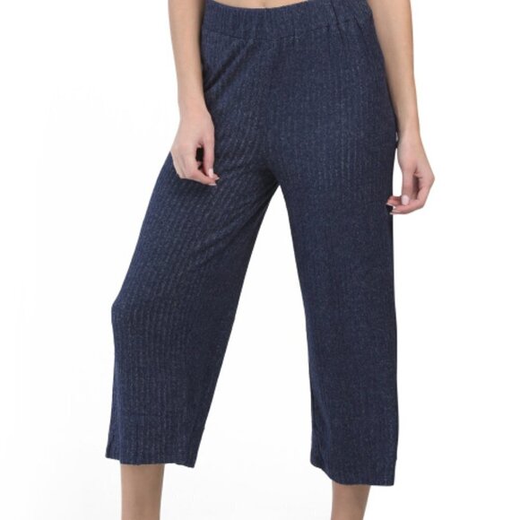 NWT Splendid Ribbed Cropped Athleisure Pants Small - Picture 9 of 10